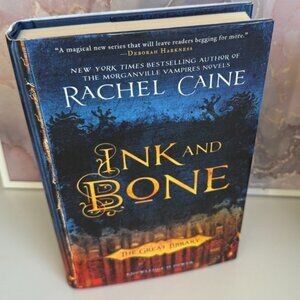 📕 3 for 20 | Ink and Bone | Rachel Caine | Hardcover | Good Condition